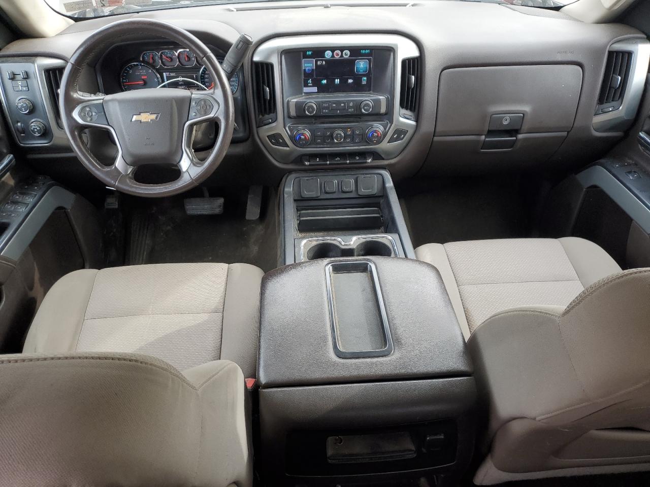 2015 Chevrolet Silverado VIN 1GCVKREC0FZ381876 Copart auction photo, side / front end damage thumbnail 8