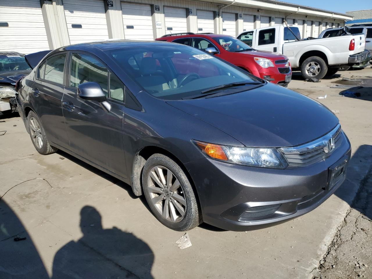 2012 Honda Civic VIN 19XFB2F8XCE058898 Copart auction photo, rear end damage thumbnail 4
