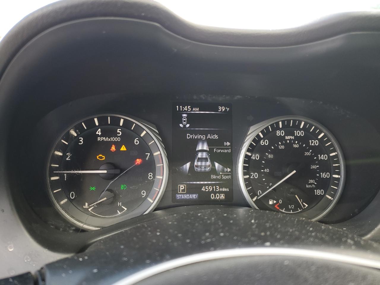 2018 Infiniti Q50 VIN JN1EV7AR6JM444235 Copart auction photo, front end / side damage thumbnail 9