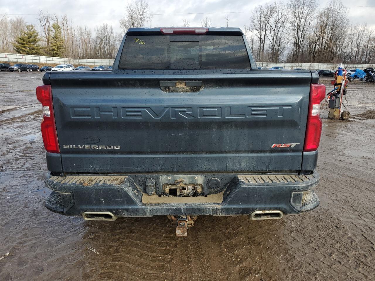 2020 Chevrolet Silverado VIN 3GCUYEED8LG395788 Copart auction photo, front end / side damage thumbnail 6