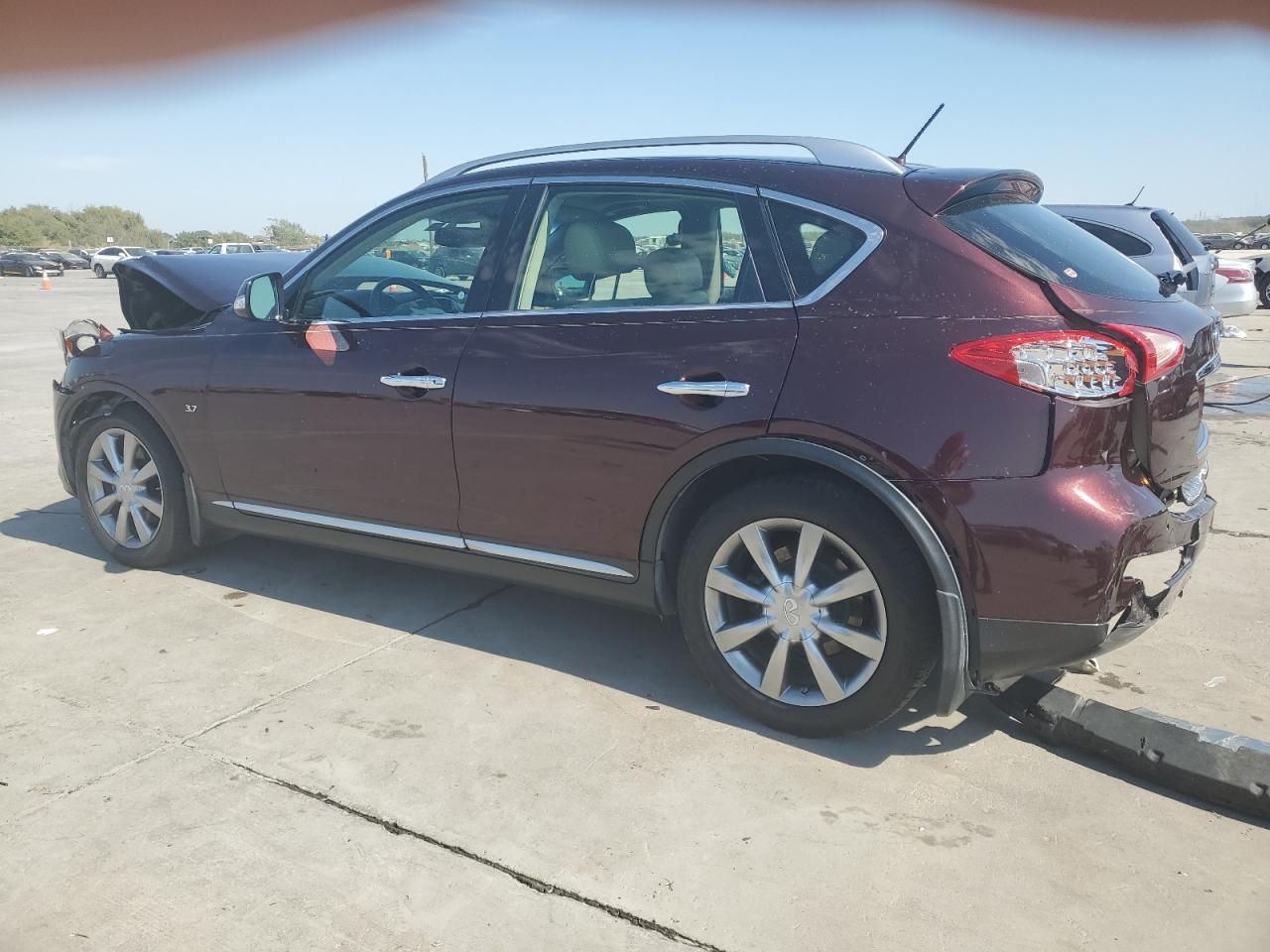 2016 Infiniti QX50 VIN JN1BJ0RR7GM267911 Copart auction photo, rear end / front end damage thumbnail 2