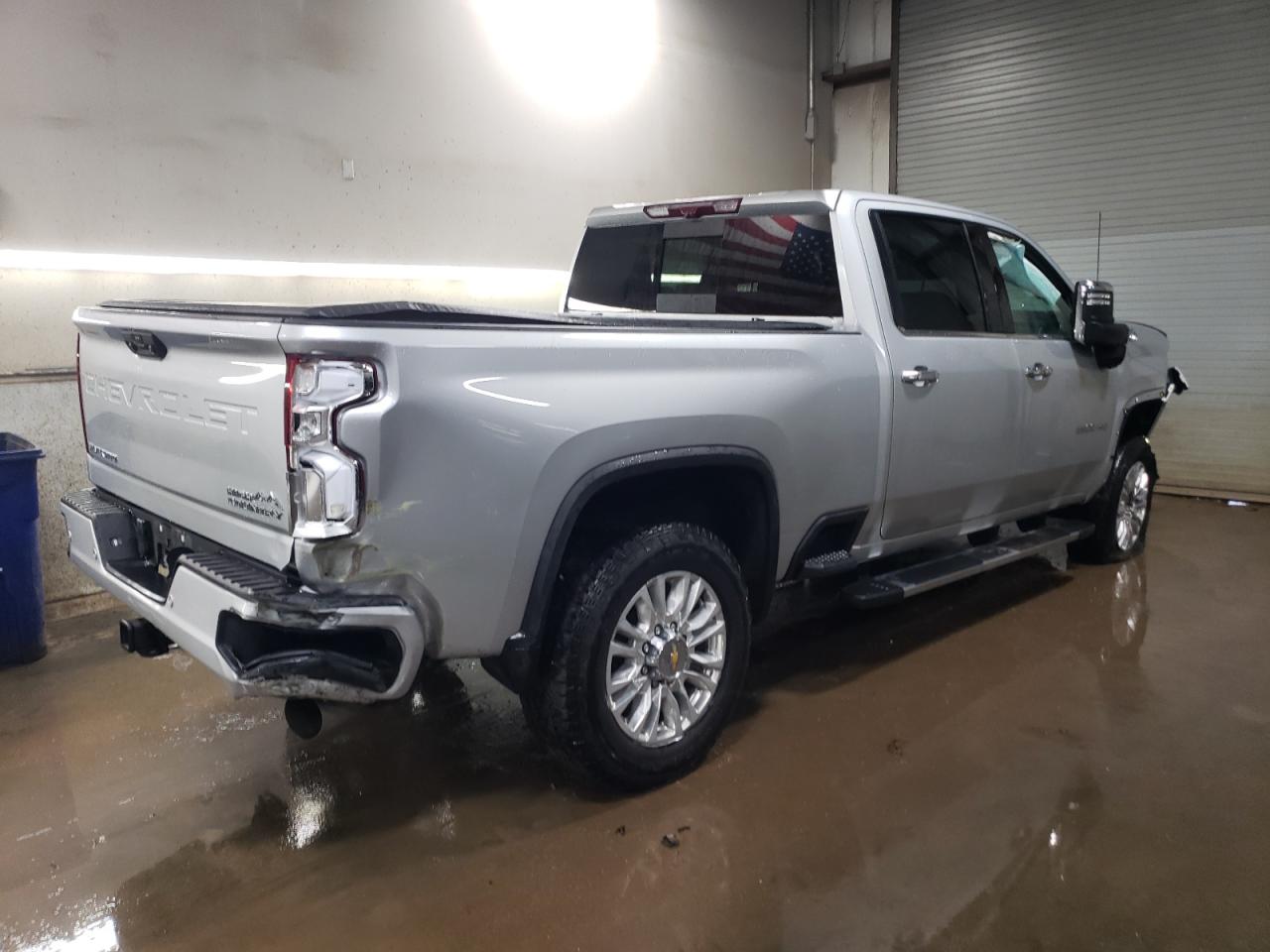 2023 Chevrolet Silverado VIN 1GC4YVEY2PF101893 Copart auction photo, front end / rear end damage thumbnail 3
