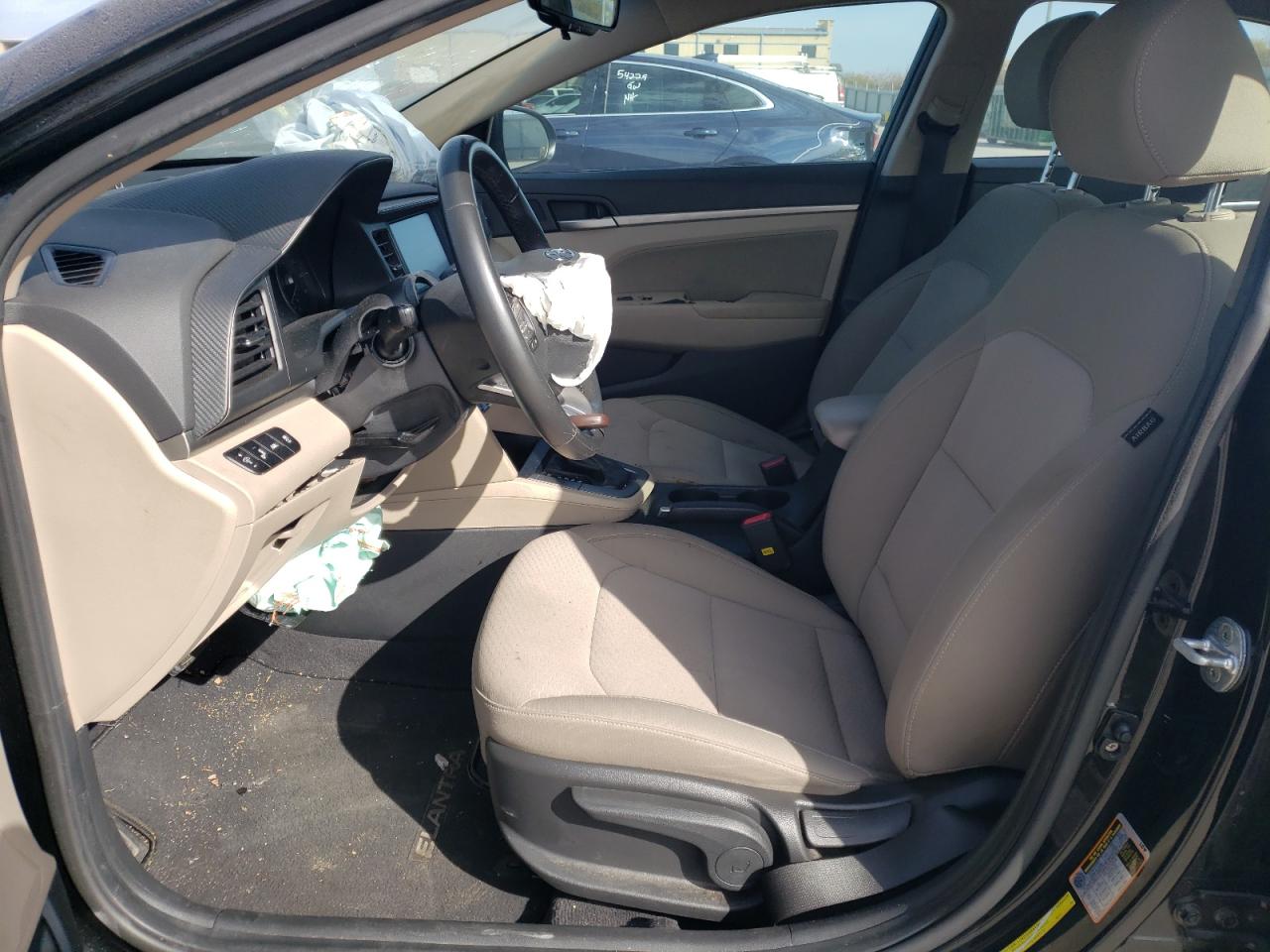 2020 Hyundai Elantra VIN KMHD84LF2LU007462 Copart auction photo, front end / hail damage thumbnail 7