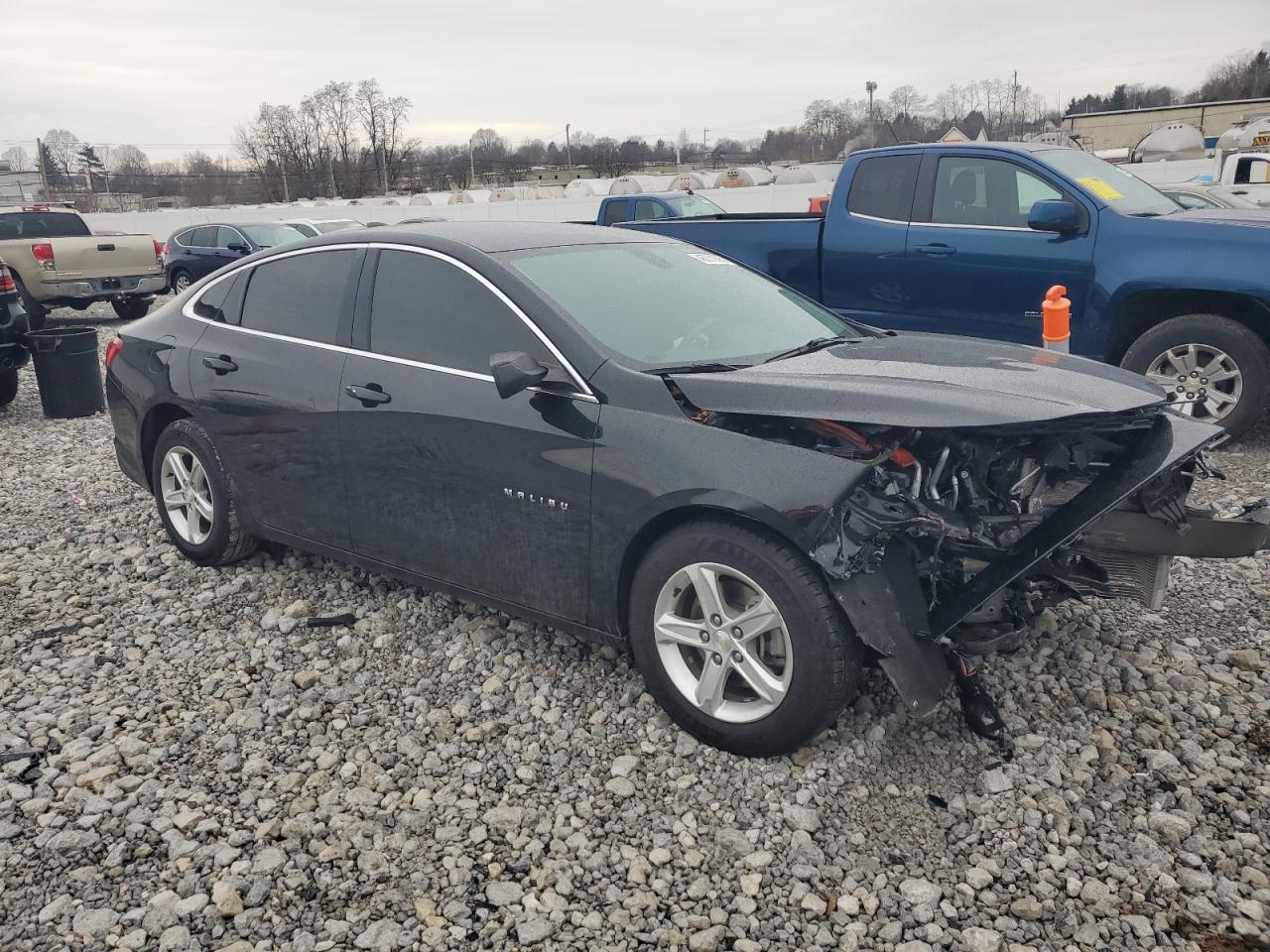 2019 Chevrolet Malibu VIN 1G1ZB5STXKF121634 Copart auction photo, front end damage thumbnail 4