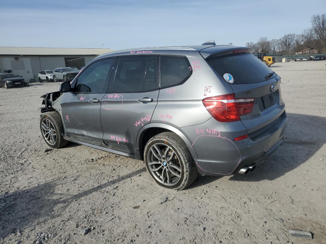 2016 BMW X3 VIN 5UXWX7C57G0S15941 Copart auction photo, front end damage thumbnail 2