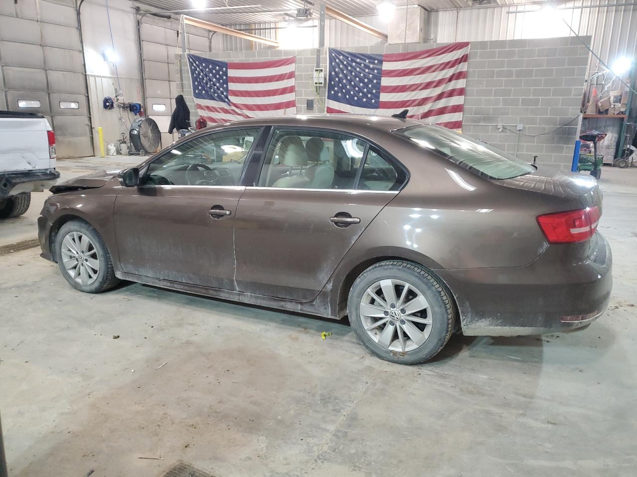 2015 Volkswagen Jetta VIN 3VWLA7AJ4FM422382 Copart auction photo, front end damage thumbnail 2