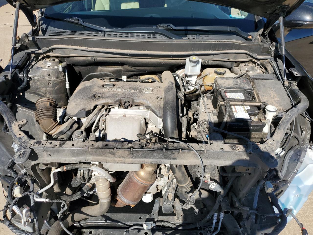 2017 Buick Envision VIN LRBFXFSX5HD066016 Copart auction photo, front end / side damage thumbnail 13