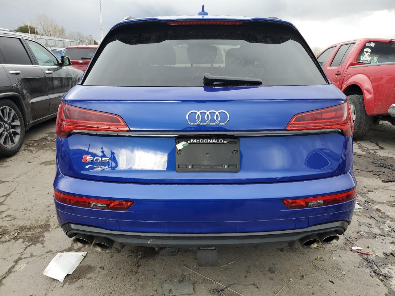 2021 Audi SQ5 VIN WA1C4AFY7M2048684 Copart auction photo, front end damage thumbnail 6