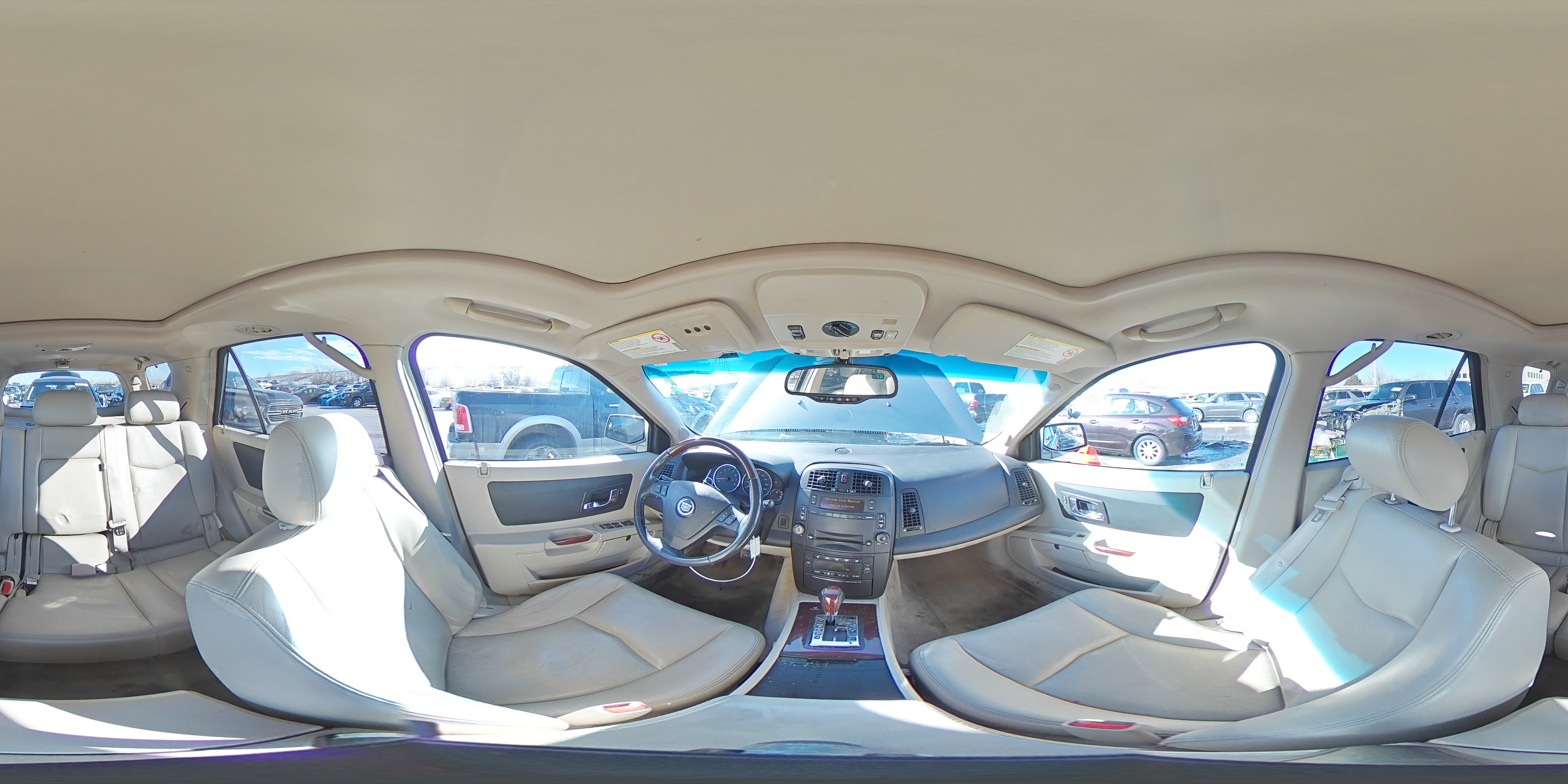 2005 Cadillac SRX VIN 1GYEE637250217036 Copart auction photo, front end / side damage thumbnail 16
