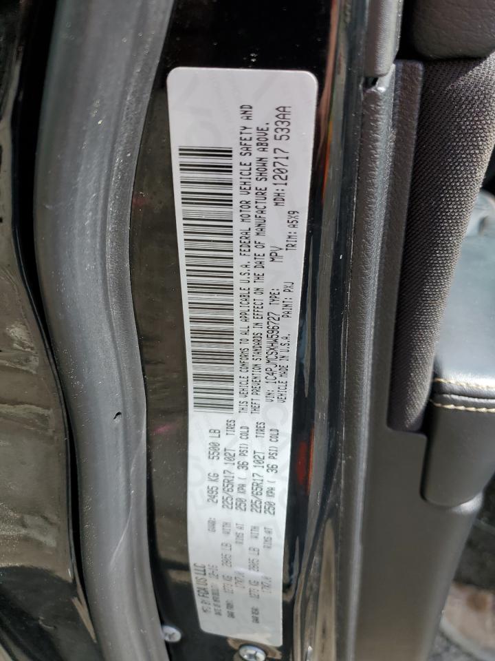 2017 Jeep Grand Cherokee VIN 1C4PJMCSXHW596727 Copart auction photo, front end damage thumbnail 14