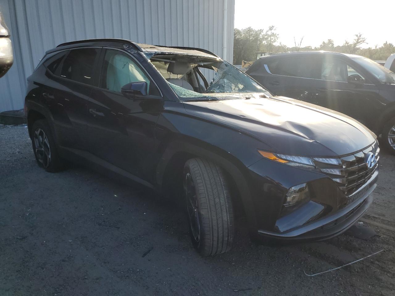 2024 Hyundai Tucson VIN KM8JCCD14RU171061 Copart auction photo, all over damage thumbnail 4