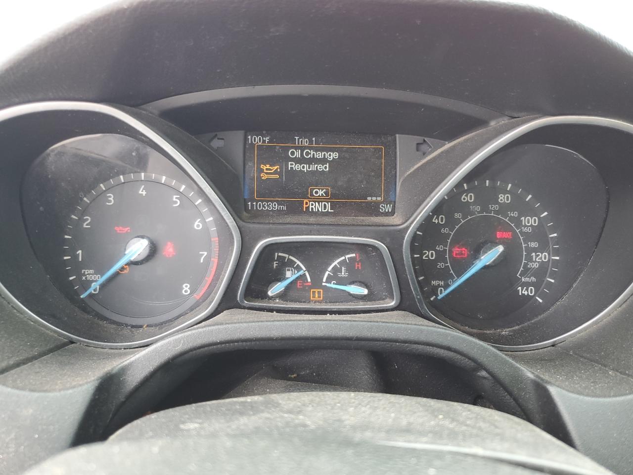 2017 Ford Focus VIN 1FADP3F29HL322336 Copart auction photo, mechanical / front end damage thumbnail 9