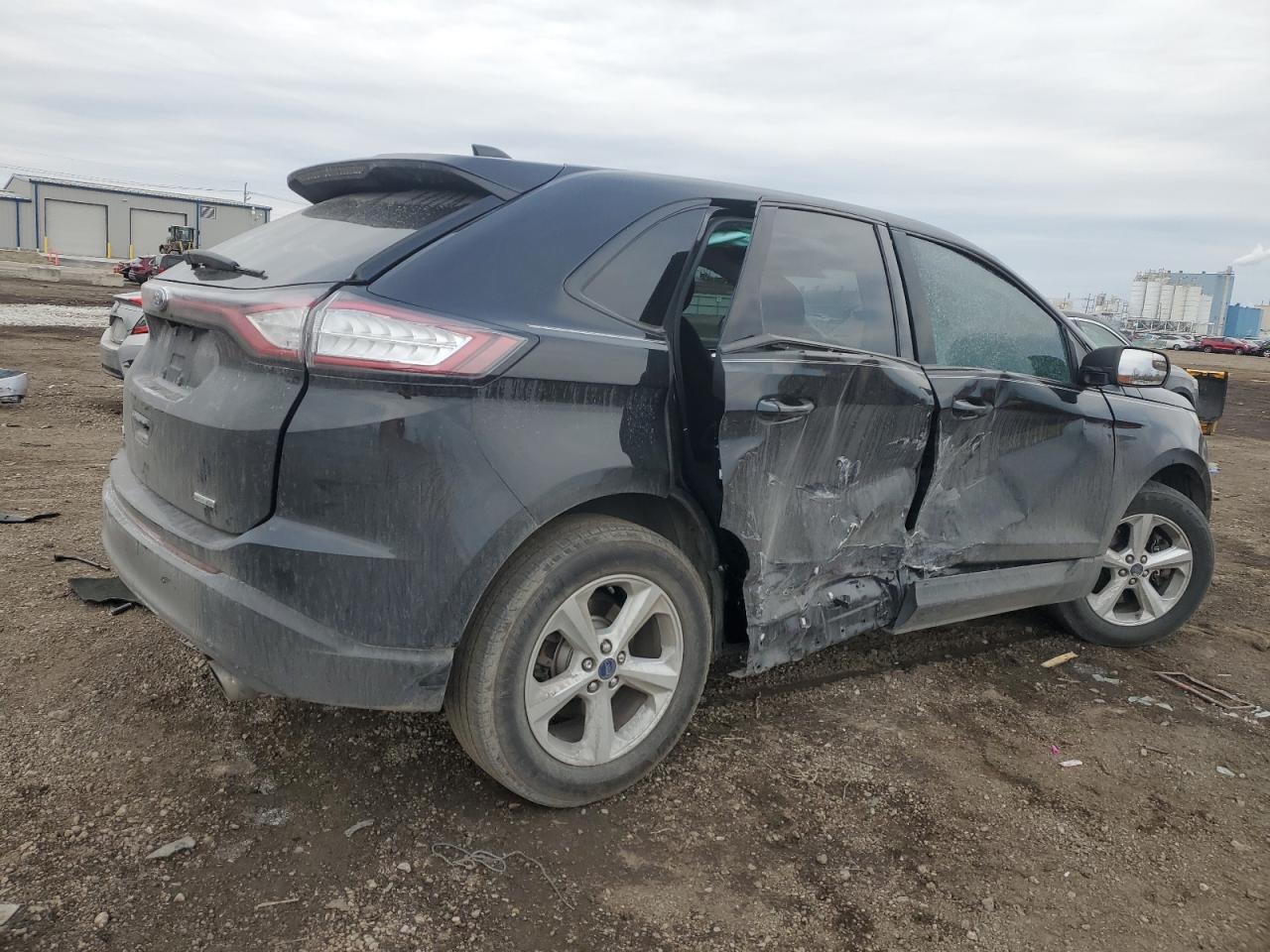 2018 Ford Edge VIN 2FMPK4G98JBB85124 Copart auction photo, side damage thumbnail 3