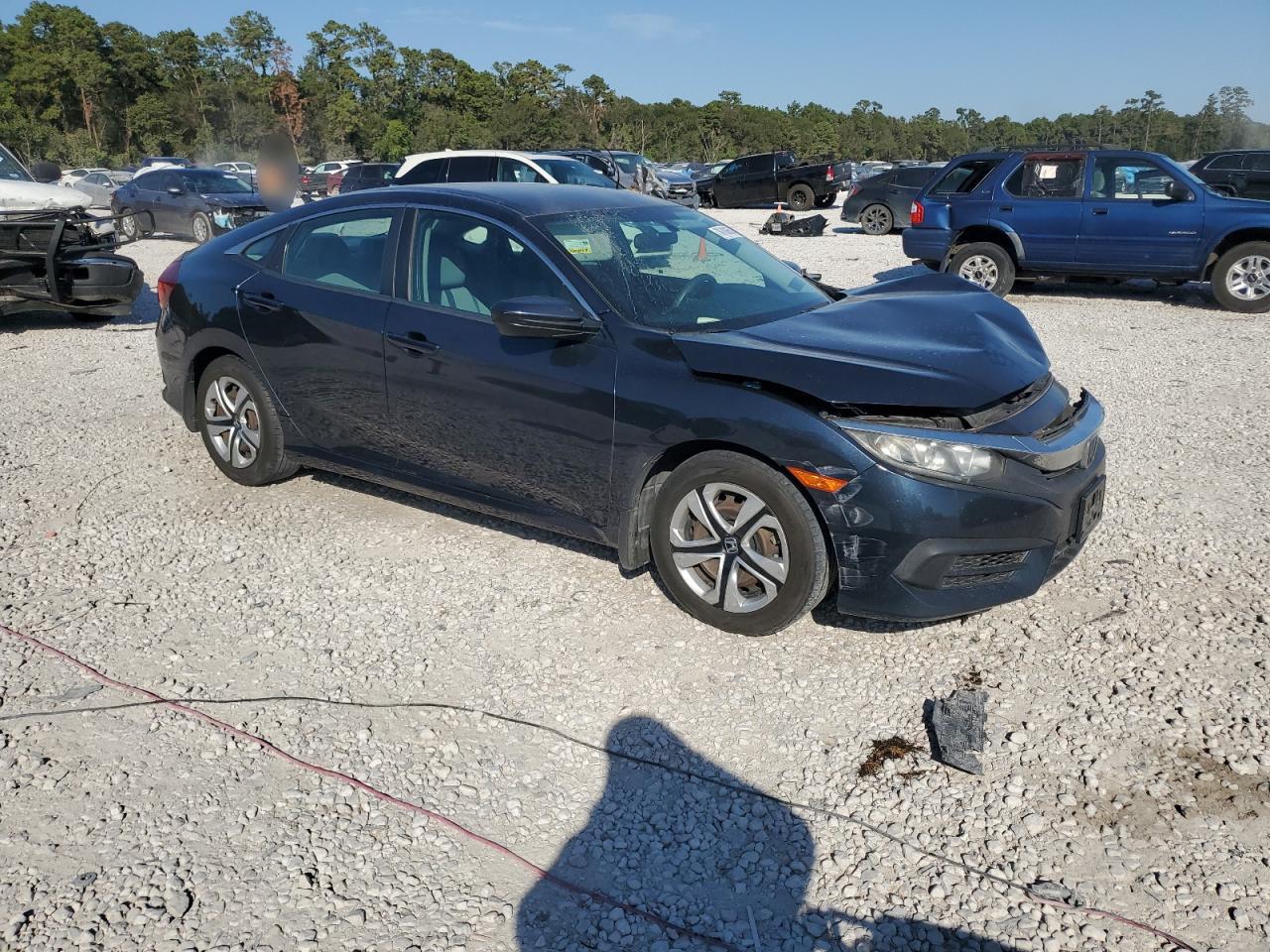 2017 Honda Civic VIN 19XFC2F5XHE021313 Copart auction photo, front end damage thumbnail 4