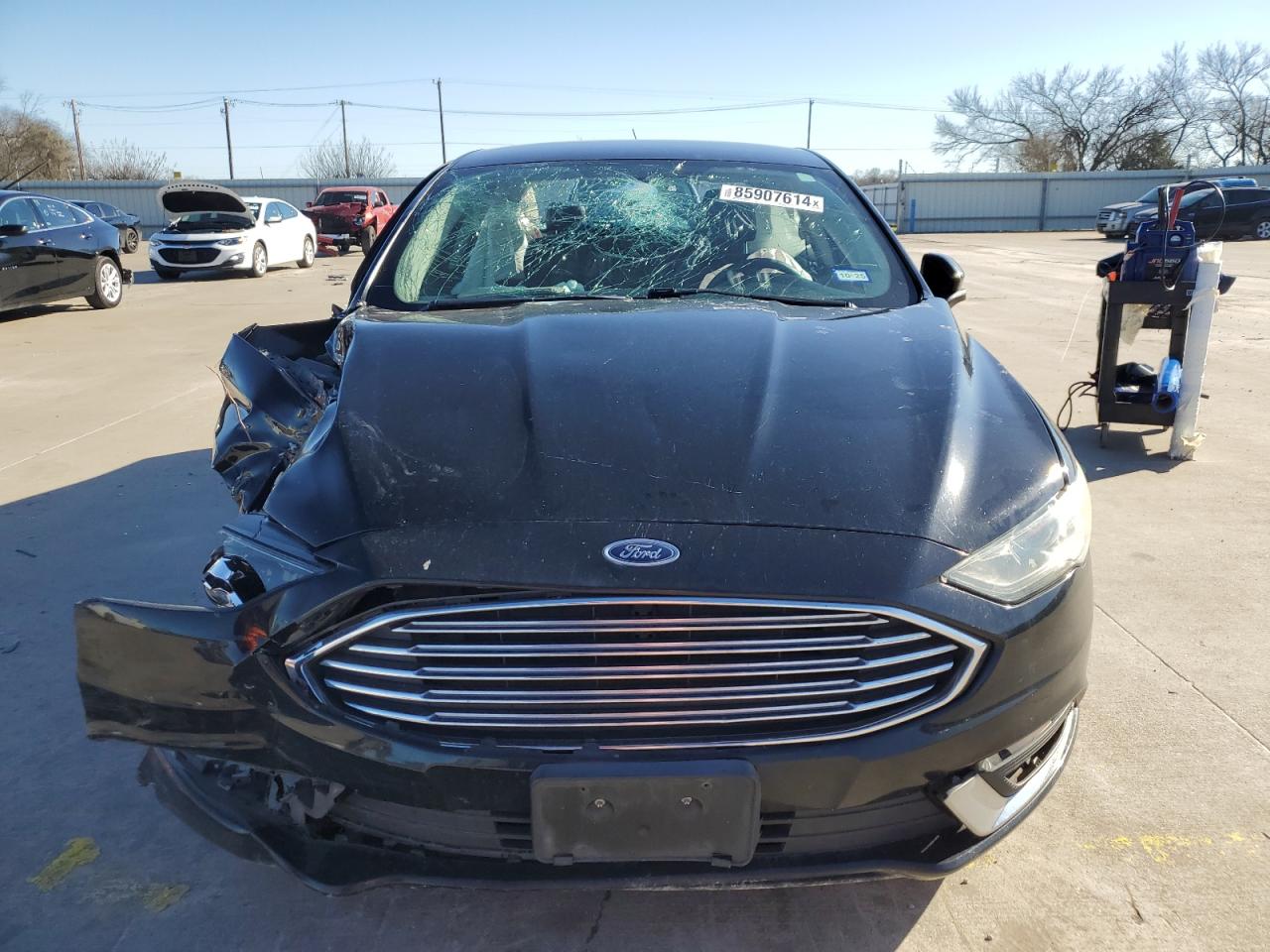 2017 Ford Fusion VIN 3FA6P0HD3HR328933 Copart auction photo, all over damage thumbnail 5