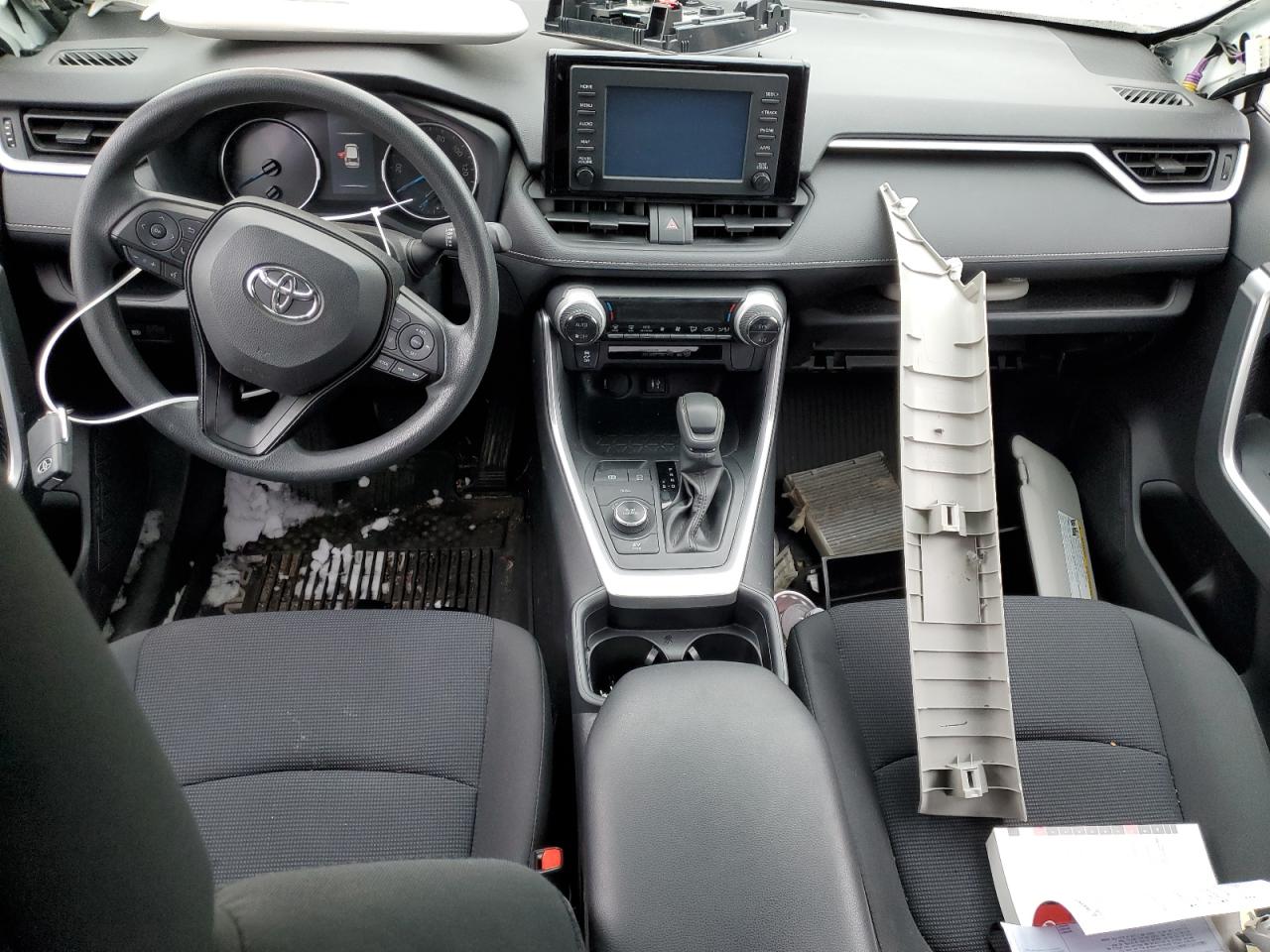 2019 Toyota RAV 4 VIN JTMLWRFV7KD025296 Copart auction photo, all over damage thumbnail 8