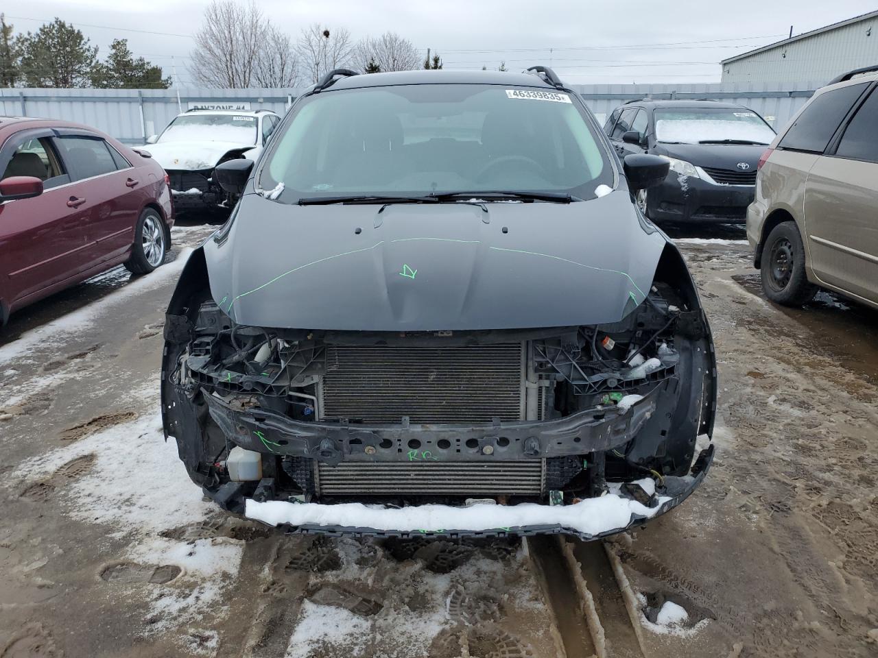 2016 Ford Escape VIN 1FMCU9GX7GUB26413 Copart auction photo, front end / undercarriage damage thumbnail 5