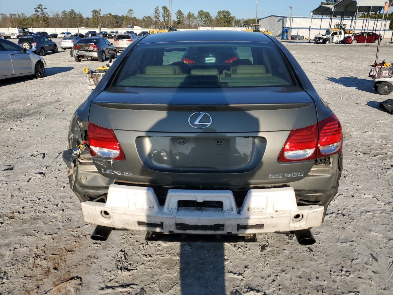 2006 Lexus GS 300 VIN JTHBH96S565026554 Copart auction photo, rear end damage thumbnail 6