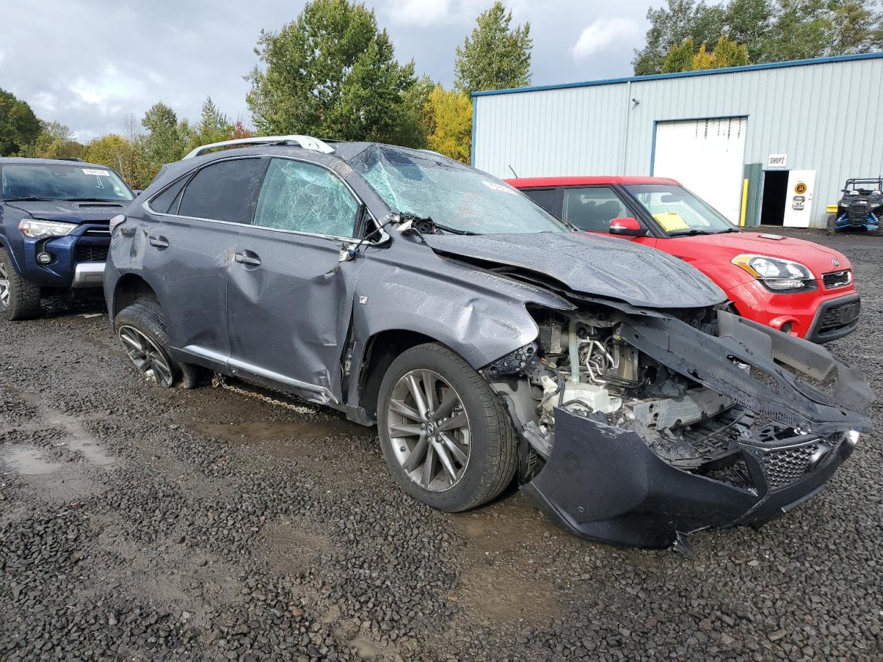 2015 Lexus RX VIN 2T2BK1BA8FC313631 Copart auction photo, all over damage thumbnail 4
