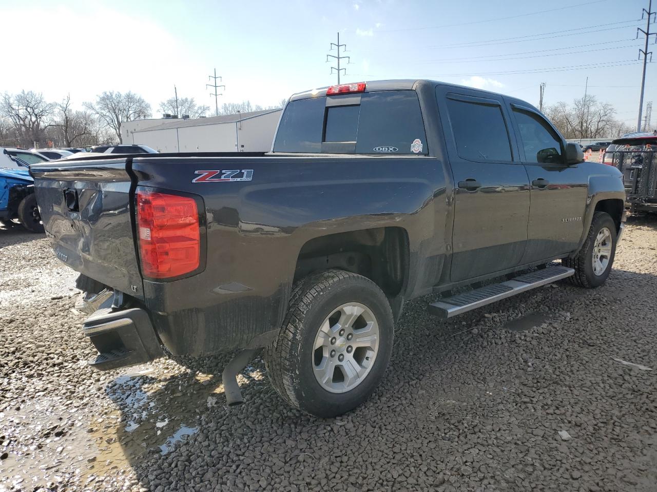 2014 Chevrolet Silverado VIN 3GCUKREC7EG515616 Copart auction photo, rear end damage thumbnail 3