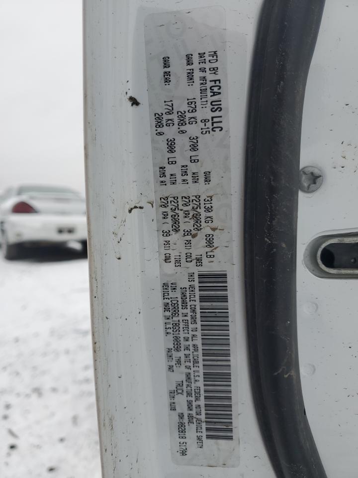 2016 RAM 1500 VIN 1C6RR6LT8GS100990 Copart auction photo, all over damage thumbnail 13