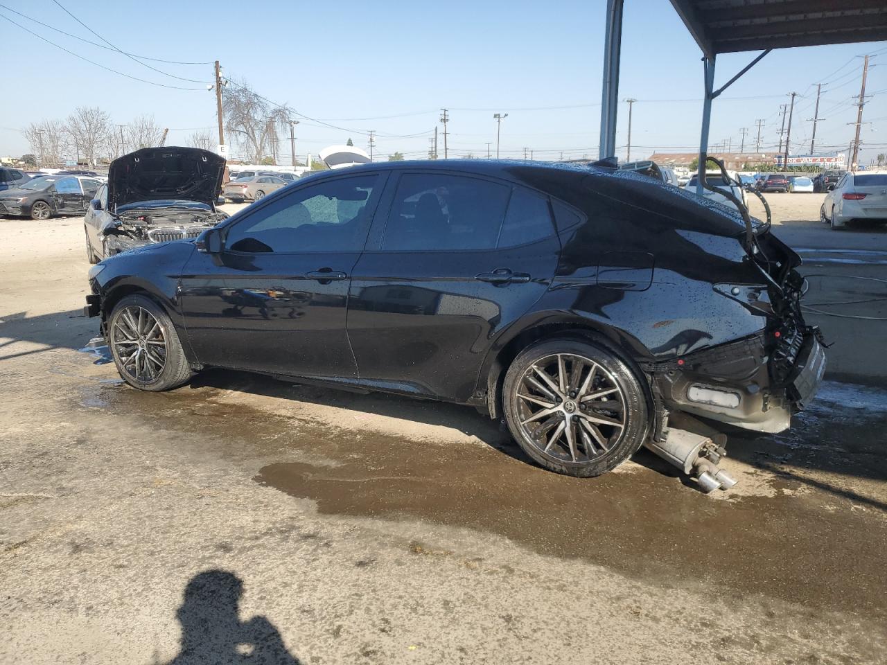 2025 Toyota Camry VIN 4T1DAACK7SU017614 Copart auction photo, front end / rear end damage thumbnail 2
