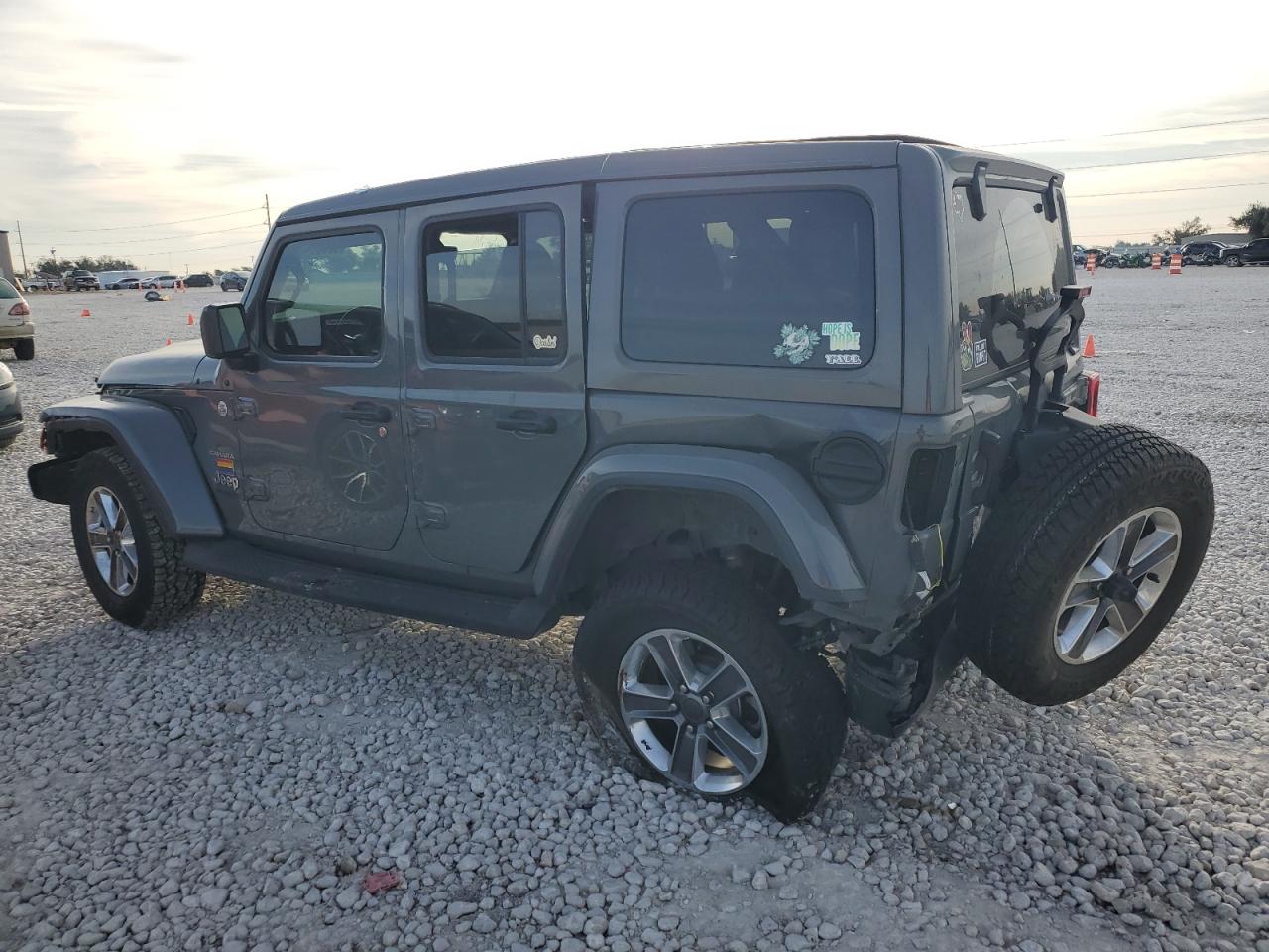 2020 Jeep Wrangler VIN 1C4HJXEG2LW206453 Copart auction photo, all over damage thumbnail 2