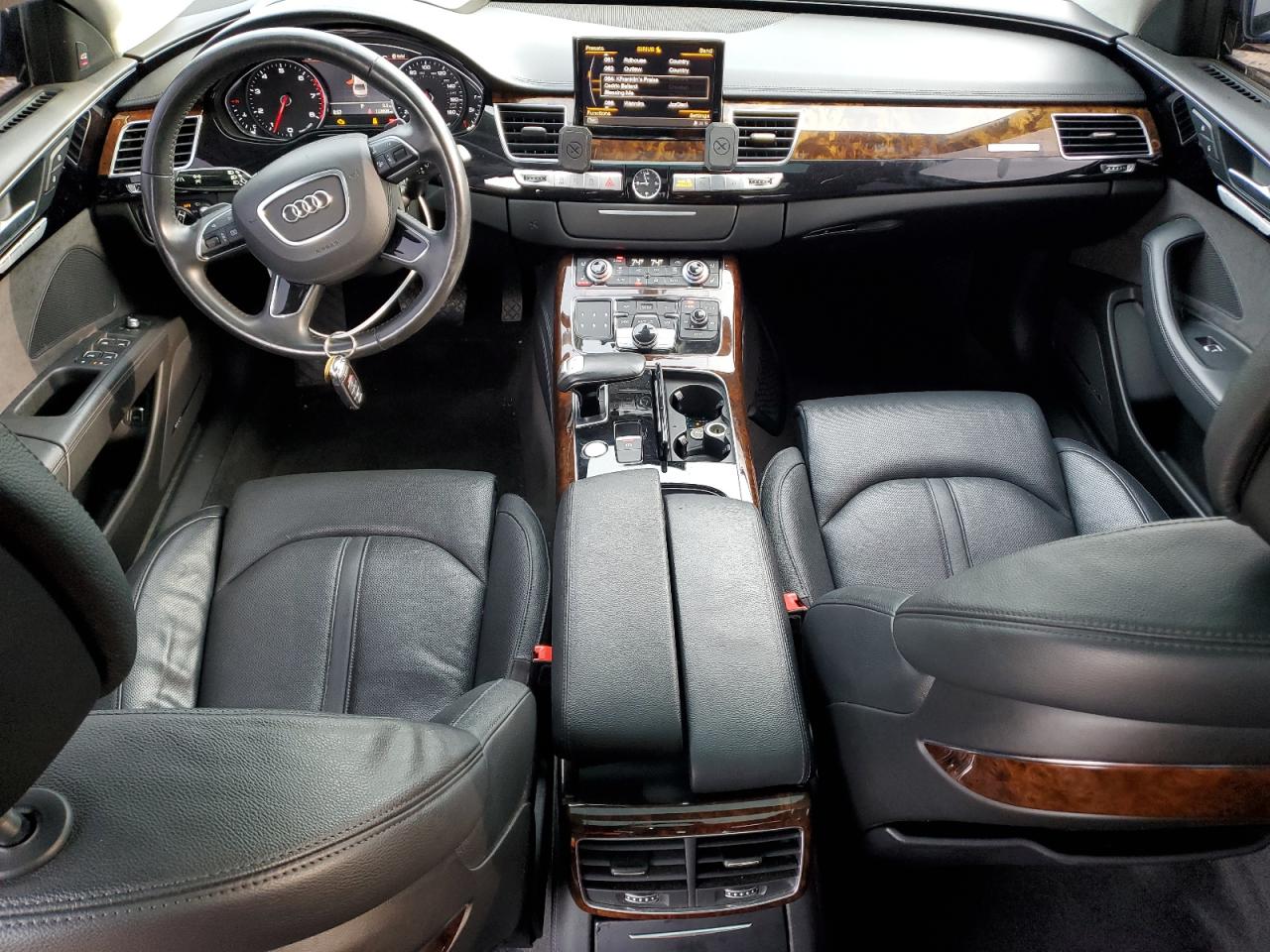 2018 Audi A8 VIN WAU44AFD3JN000839 Copart auction photo, front end / side damage thumbnail 8