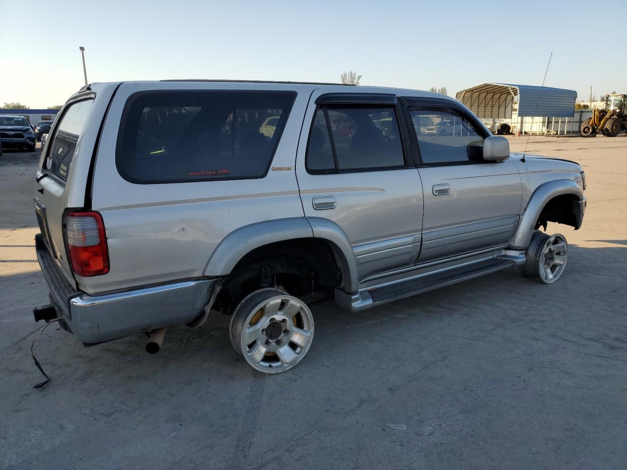 1998 Toyota 4Runner VIN JT3HN87R6W0189905 Copart auction photo, undercarriage / rear end damage thumbnail 3