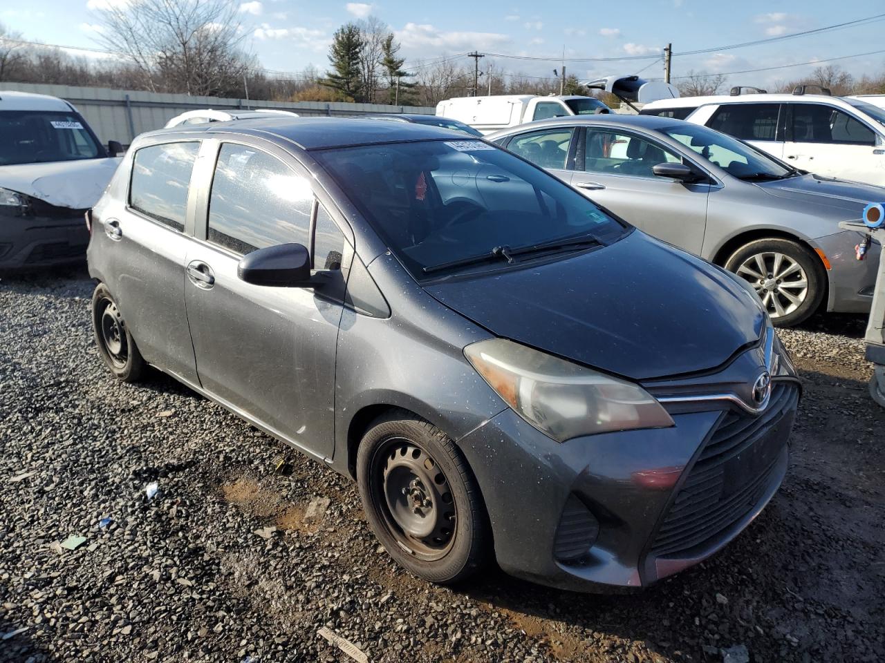 2015 Toyota Yaris VIN VNKKTUD36FA047751 Copart auction photo, rear end damage thumbnail 4