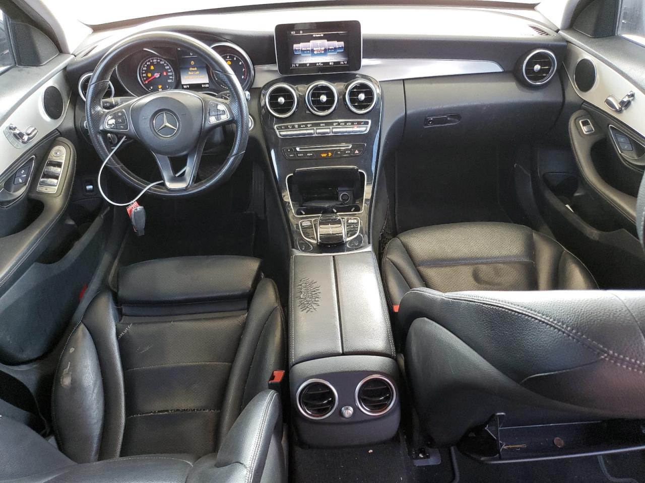 2015 Mercedes-Benz C-klasse VIN 55SWF4JB2FU061794 Copart auction photo, rear end / minor dent/scratches damage thumbnail 8