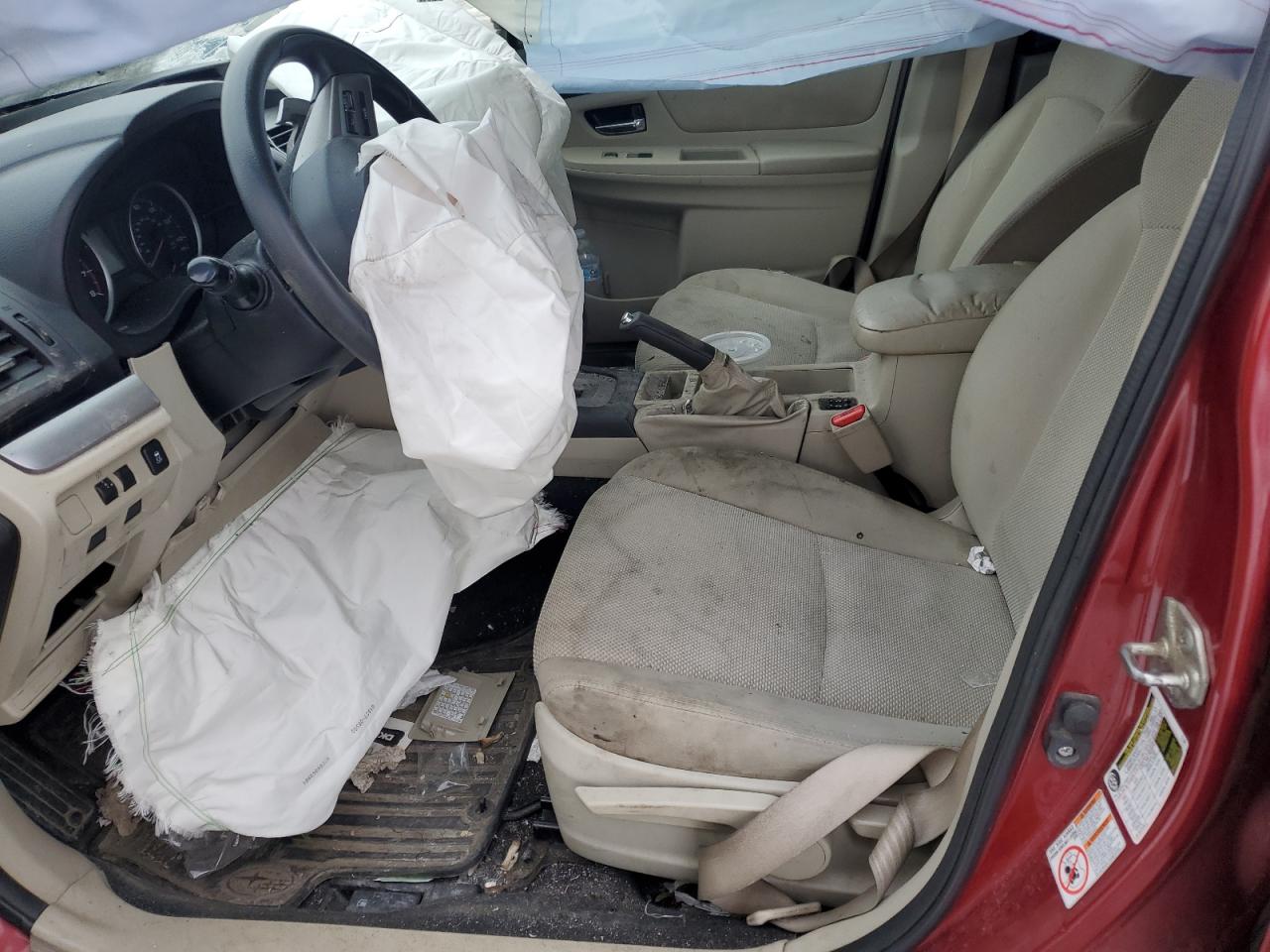 2014 Subaru XV VIN JF2GPACC0E8308141 Copart auction photo, front end damage thumbnail 7
