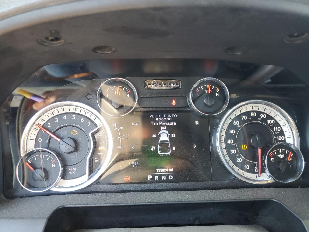 2016 RAM 1500 VIN 3C6RR6LT3GG288647 Copart auction photo, front end / rear end damage thumbnail 9
