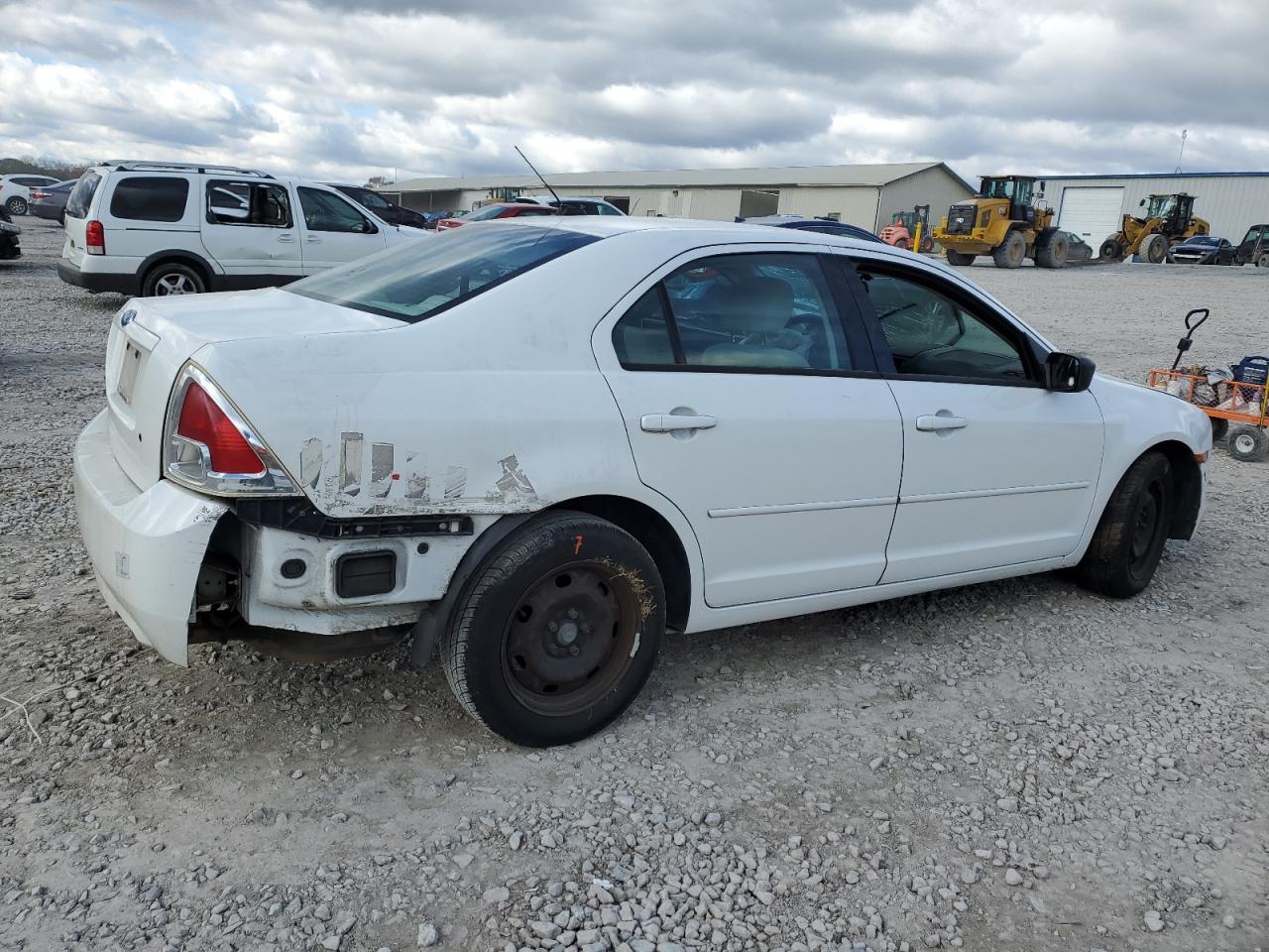 2007 Ford Fusion VIN 3FAHP06Z87R176430 Copart auction photo, side / front end damage thumbnail 3