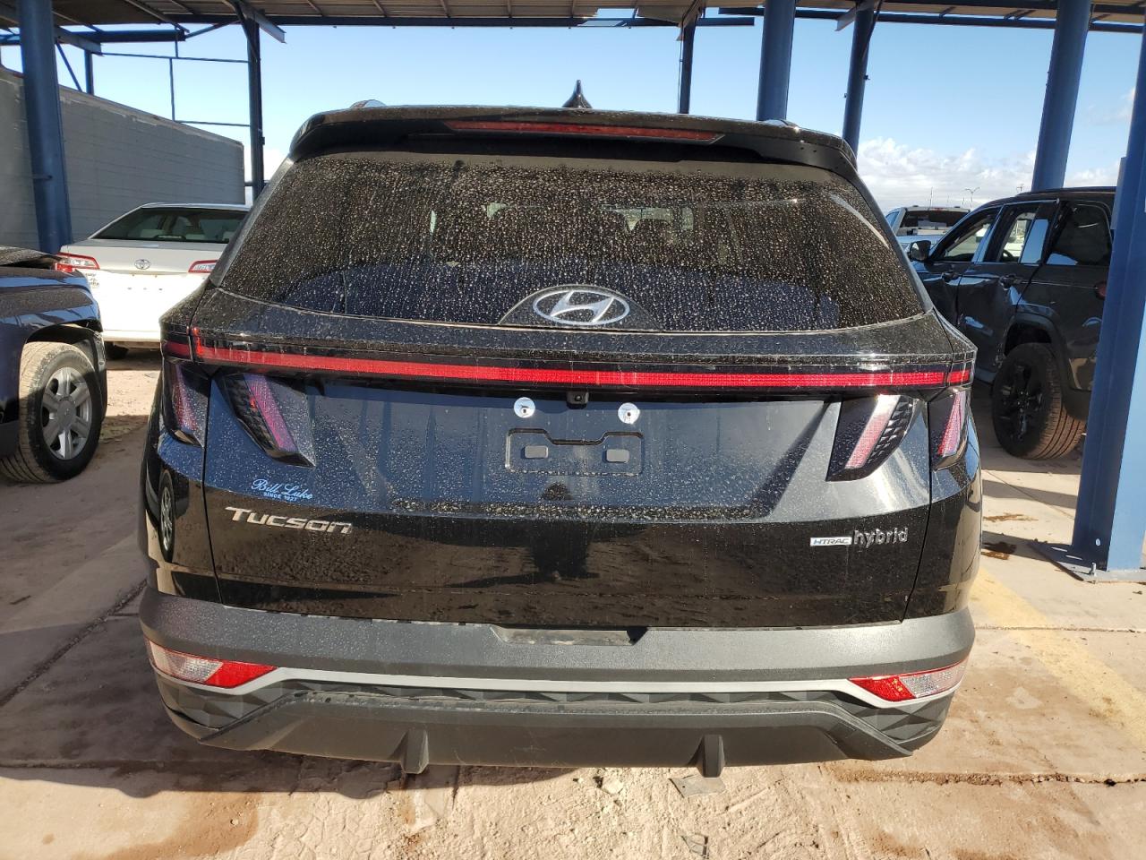 2022 Hyundai Tucson VIN KM8JFCA14NU077428 Copart auction photo, front end / side damage thumbnail 6