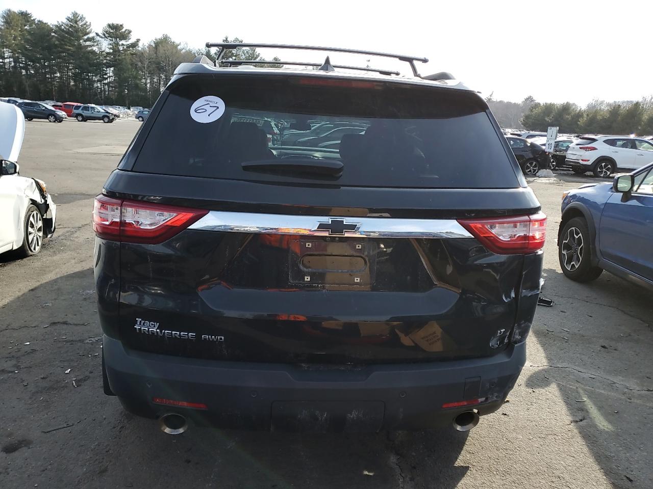 2020 Chevrolet Traverse VIN 1GNEVHKW9LJ137628 Copart auction photo, front end damage thumbnail 6