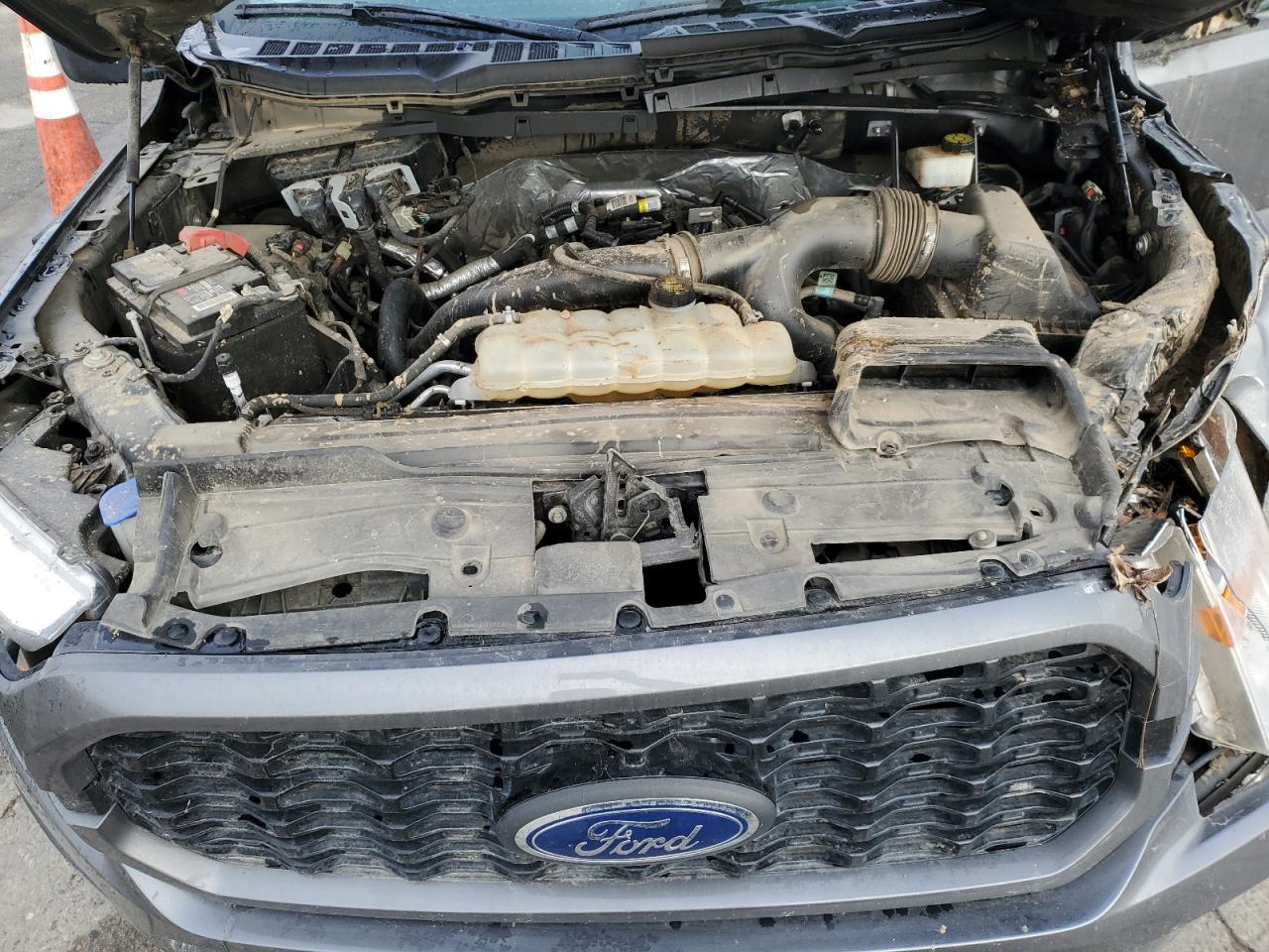2021 Ford F-150 VIN 1FTEW1EP3MKE76012 Copart auction photo, rollover damage thumbnail 11