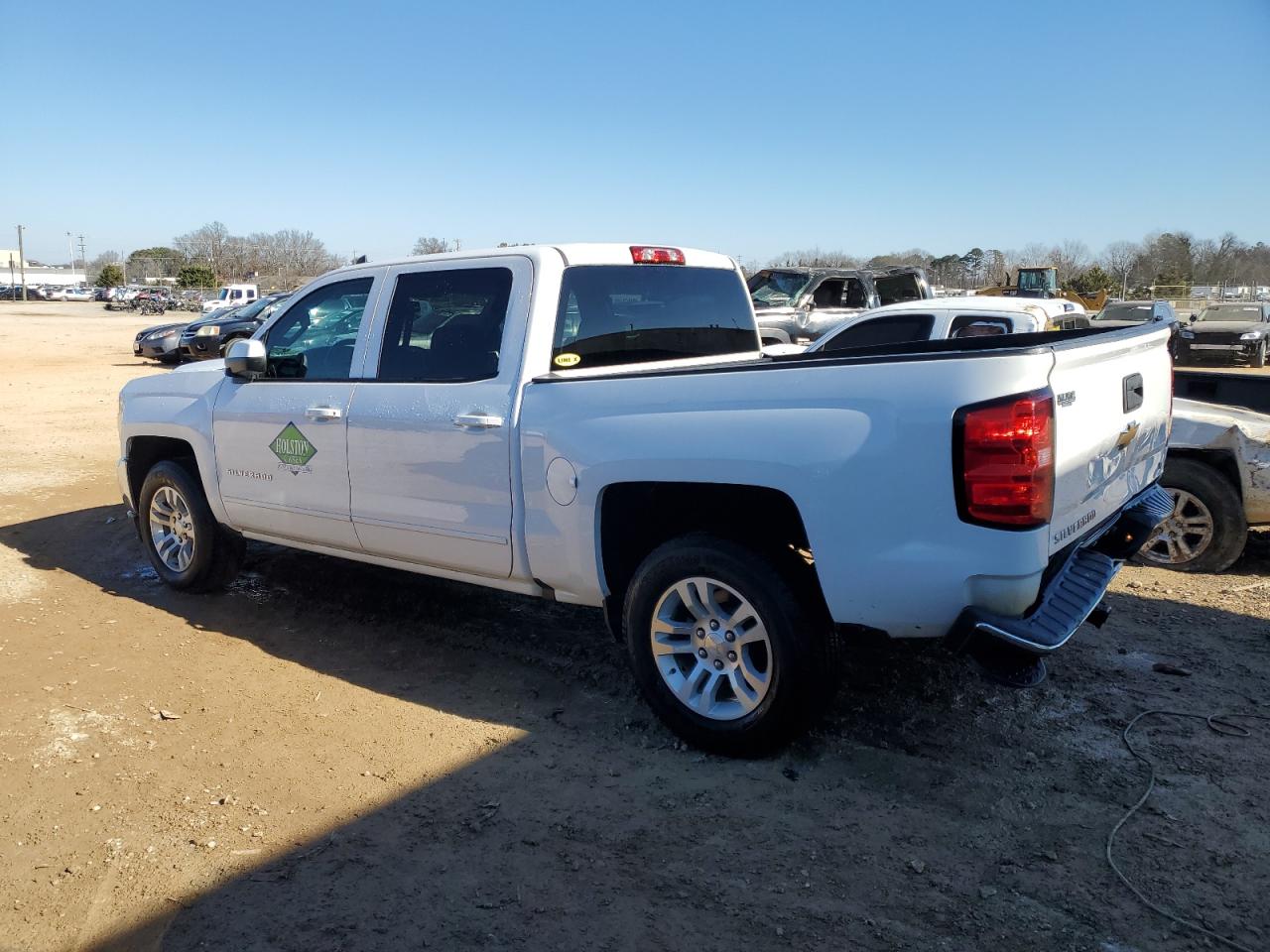 2018 Chevrolet Silverado VIN 3GCPCREC5JG463858 Copart auction photo, rear end damage thumbnail 2