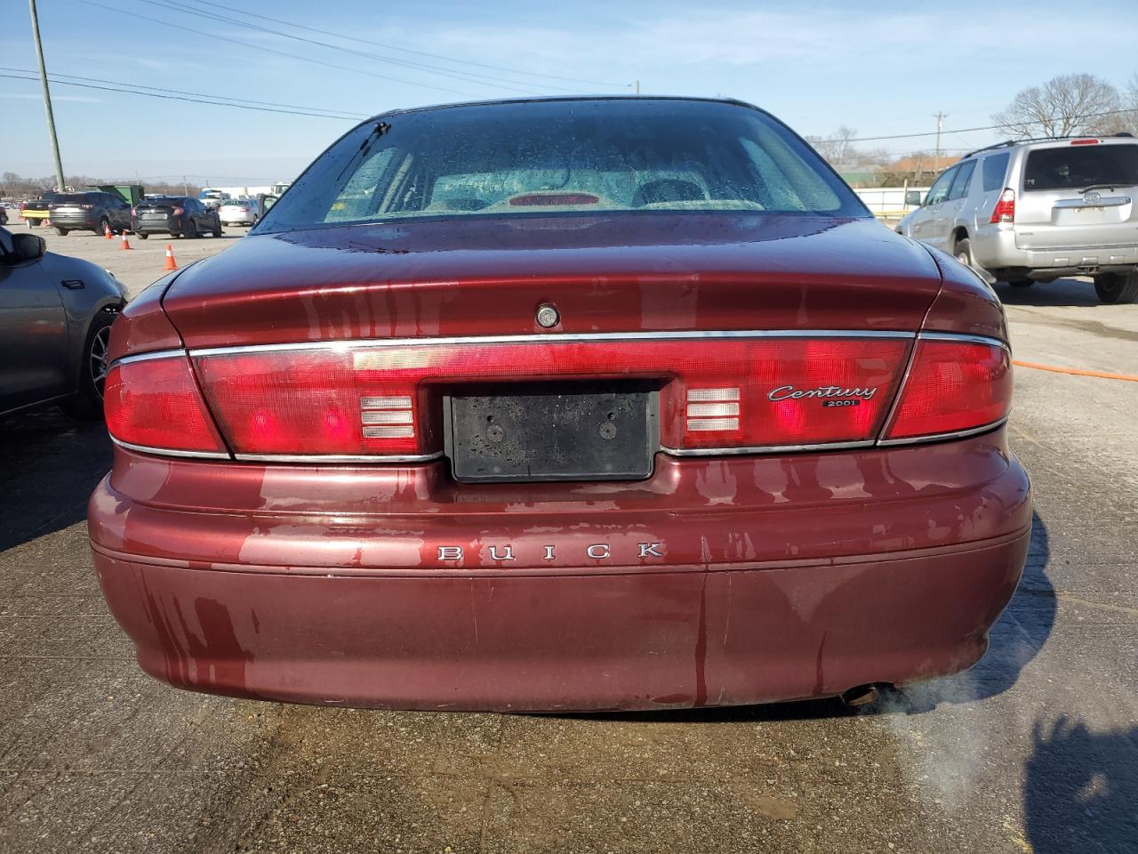 2001 Buick Century VIN 2G4WS52J311331244 Copart auction photo, front end / top/roof damage thumbnail 6