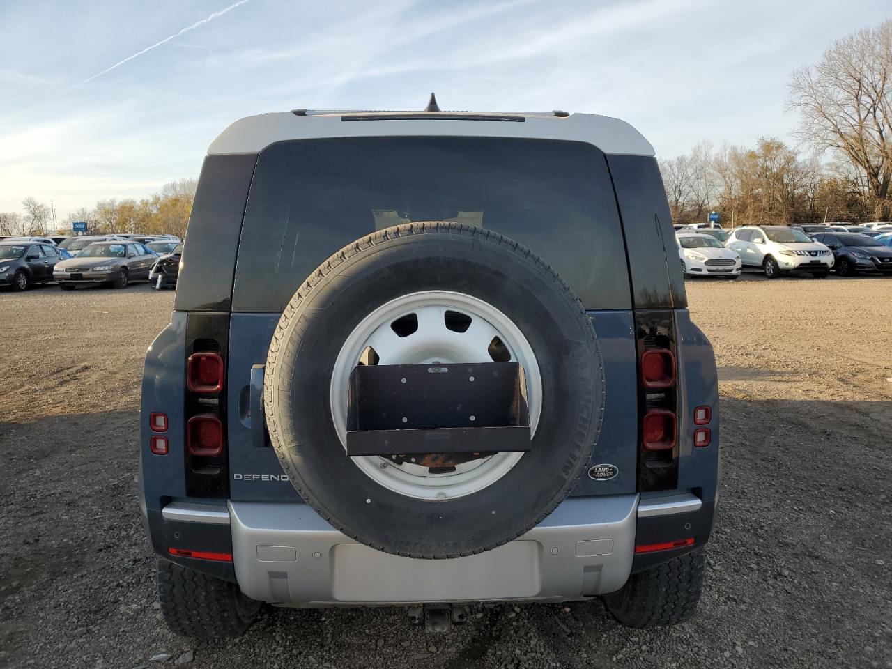 2021 Land Rover Defender VIN SALEK7RX6M2039591 Copart auction photo, front end damage thumbnail 6