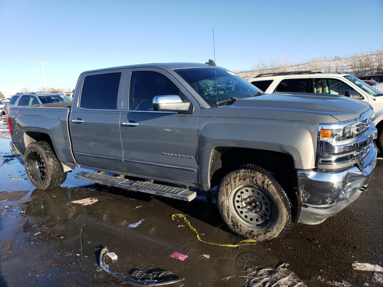 2017 Chevrolet Silverado VIN 3GCUKSEC6HG156786 Copart auction photo, front end / hail damage thumbnail 4