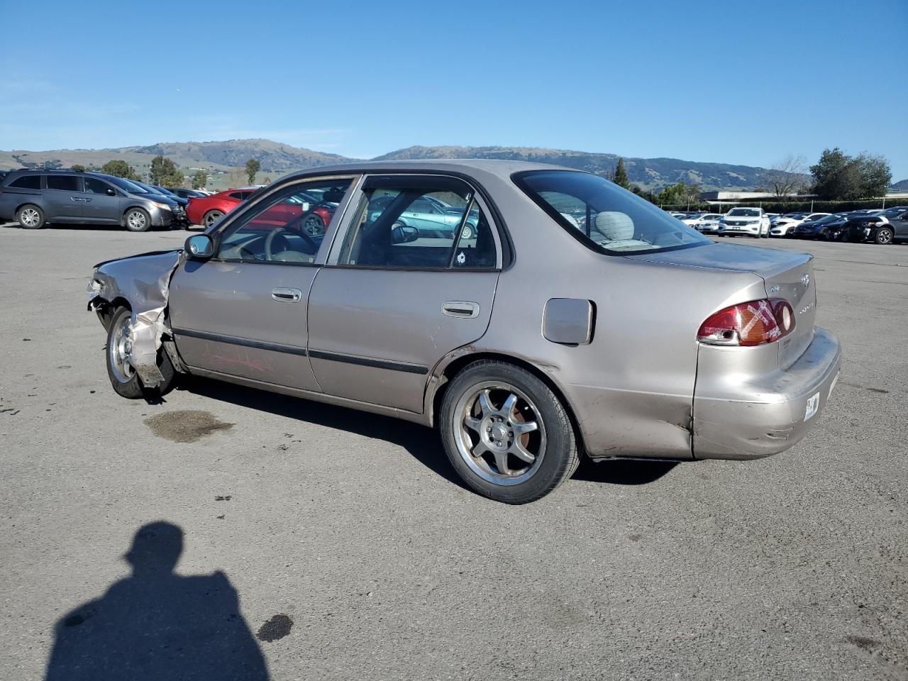 2002 Toyota Corolla VIN 1NXBR12EX2Z629950 Copart auction photo, all over damage thumbnail 2