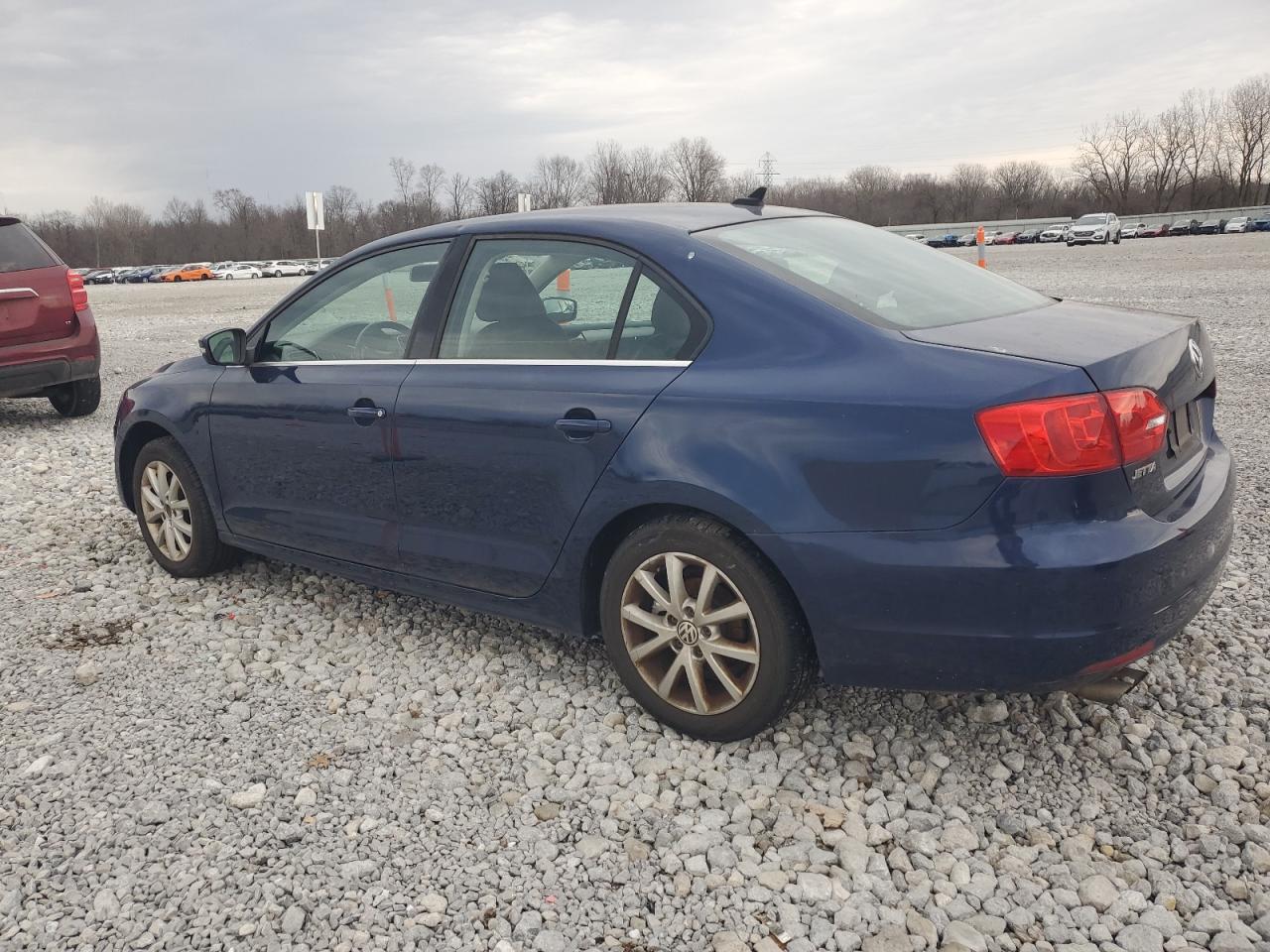 2014 Volkswagen Jetta VIN 3VWD17AJ1EM243770 Copart auction photo, side / rear end damage thumbnail 2