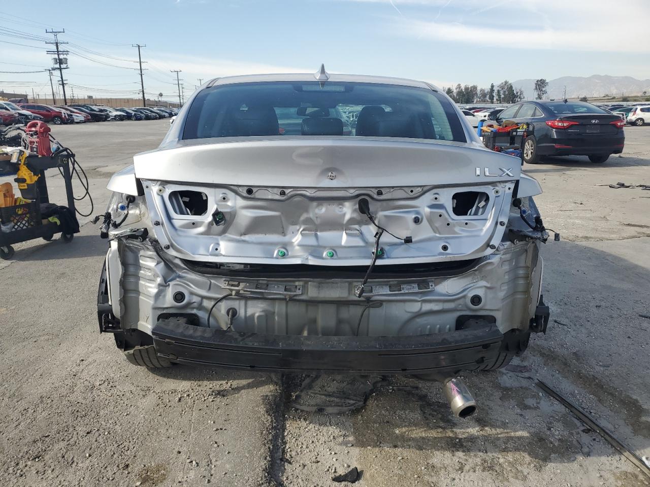 2020 Acura ILX VIN 19UDE2F77LA012276 Copart auction photo, rear end / front end damage thumbnail 6