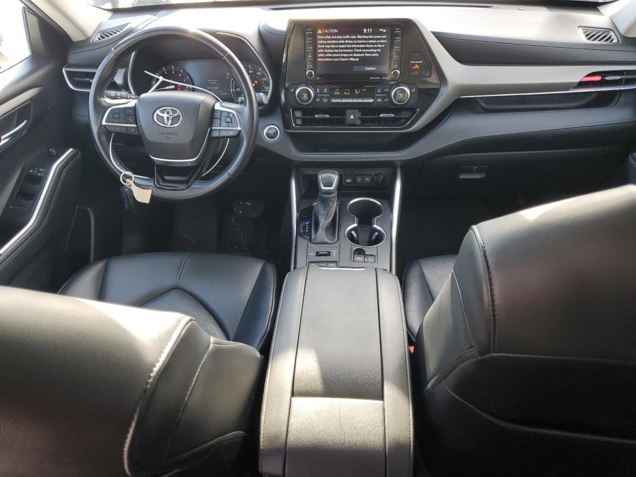 2021 Toyota Highlander VIN 5TDHZRBH6MS523851 Copart auction photo, front end damage thumbnail 8