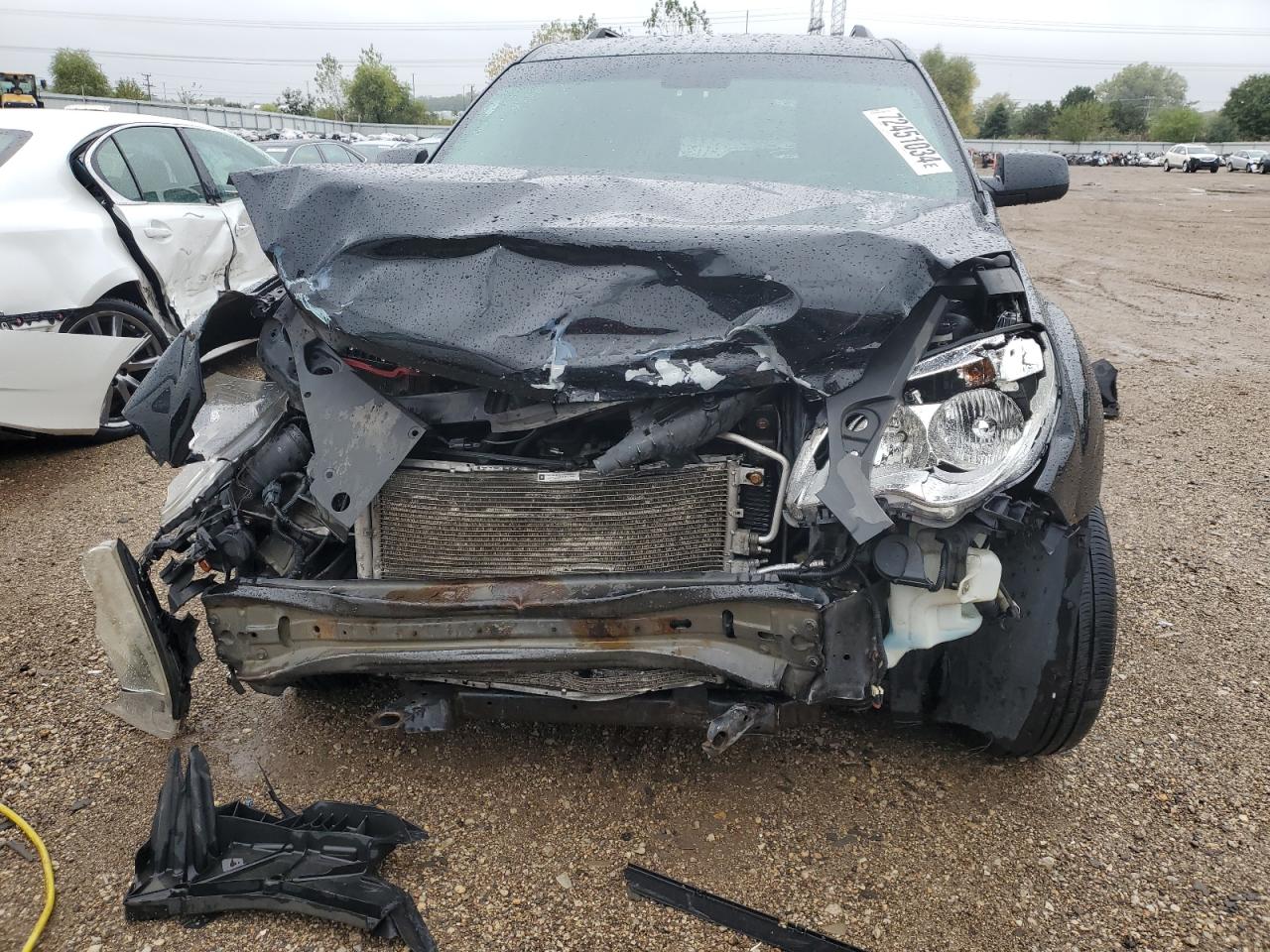 2012 Chevrolet Equinox VIN 2GNALDEK7C6127439 Copart auction photo, front end damage thumbnail 5