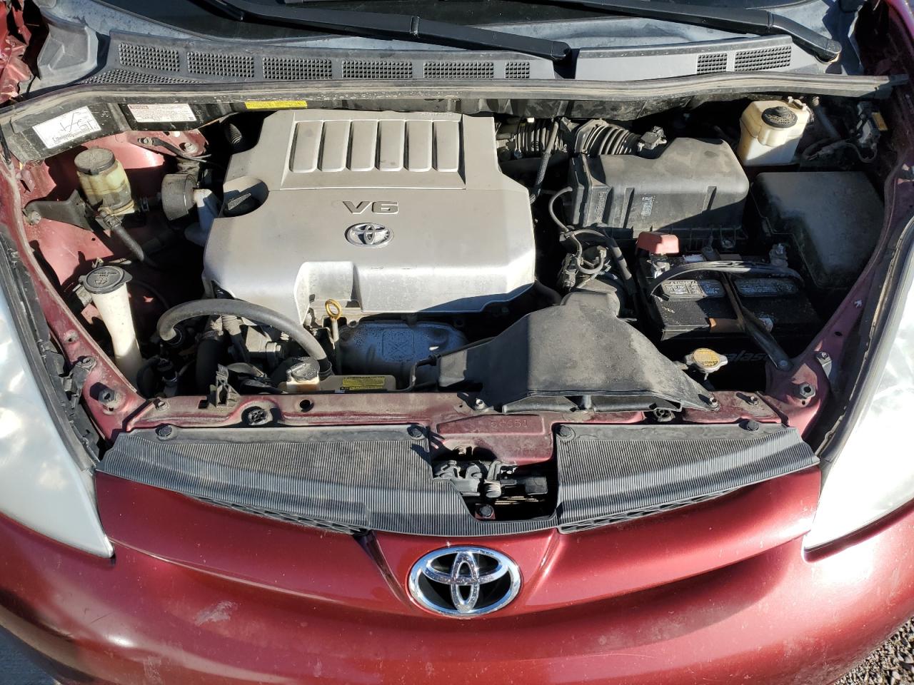 2008 Toyota Sienna VIN 5TDZK23CX8S197447 Copart auction photo, side damage thumbnail 12
