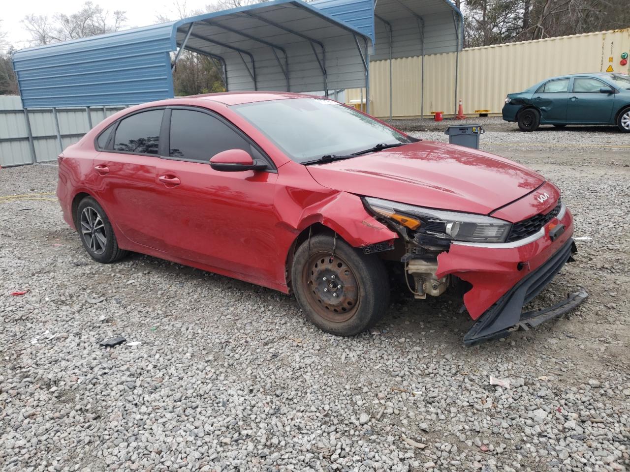 2022 KIA Forte VIN 3KPF24AD2NE467688 Copart auction photo, front end / side damage thumbnail 4