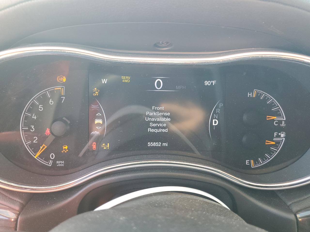 2016 Jeep Grand Cherokee VIN 1C4RJFCG0GC376559 Copart auction photo, front end damage thumbnail 9