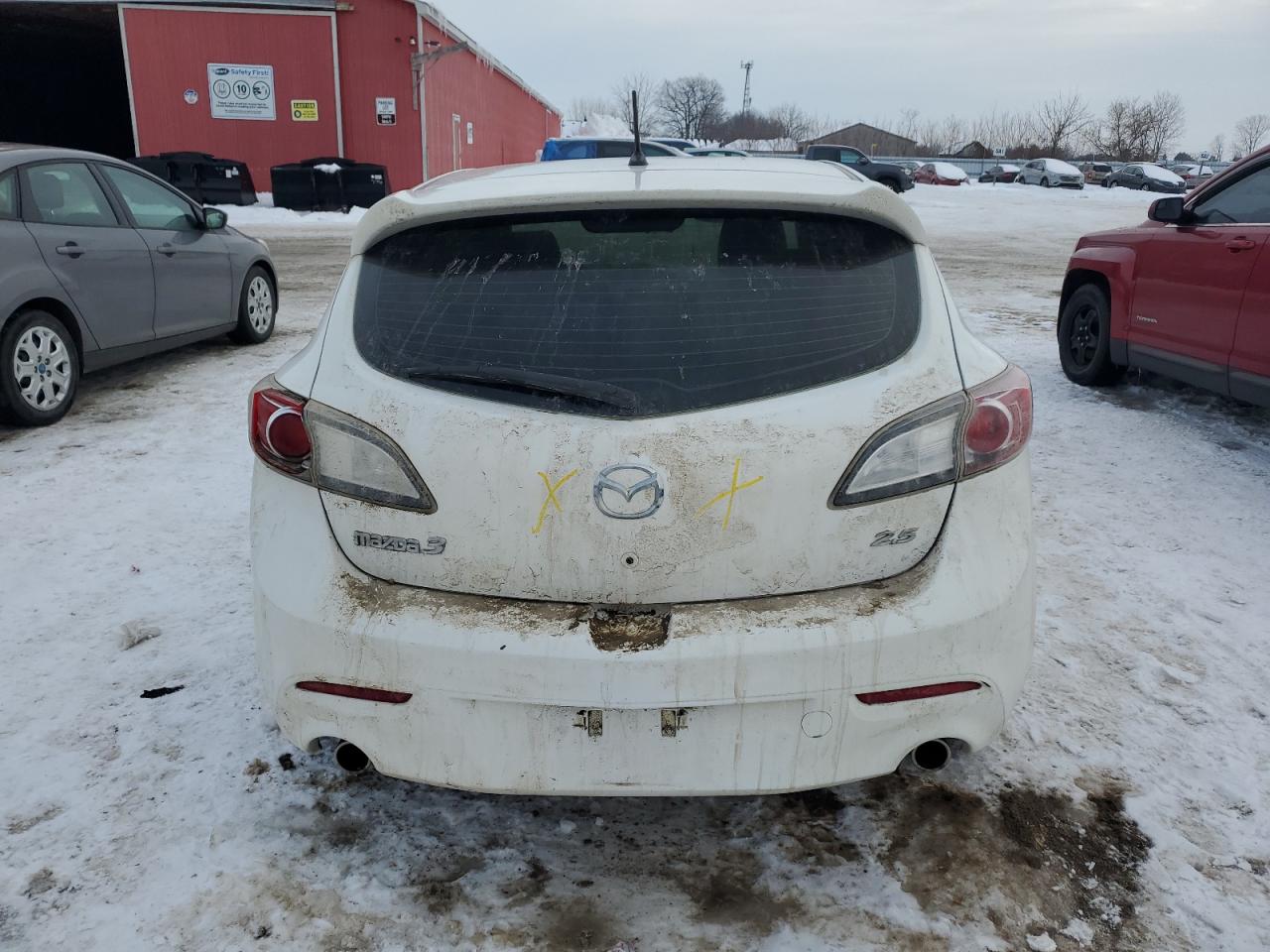 2011 Mazda 3 VIN JM1BL1L53B1387637 Copart auction photo, front end / undercarriage damage thumbnail 6